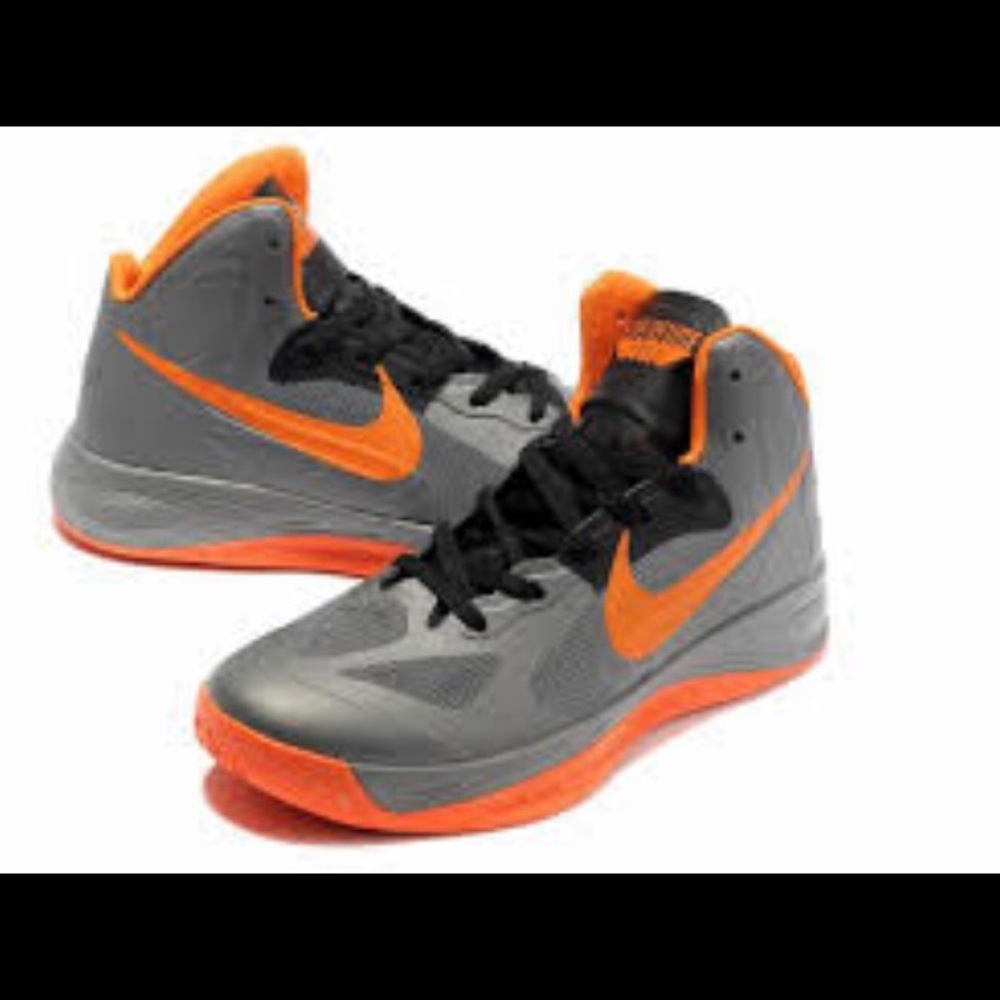 6Y Nike Hyperfuse2012 charcoal/black/total orange